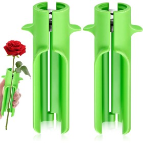 2 piezas de herramienta para quitar espinas de rosas, cortador de flores, removedor de espinas, herramienta para quitar hojas,