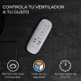 YOEVU ESPARTAN - Ceiling fan with LED light | DC motor | ALEXA compatible | Retractable blades | 3 tones and 6 speeds (ESPARTAN)