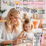 LUVTOY Instant Children's Photo Camera, 2.4 Inch Instant Camera Children with 32 GB Card and Printing Paper, 1080P Children's