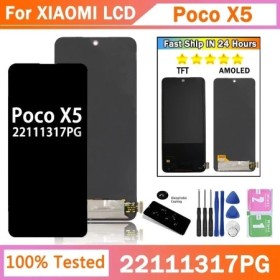 AMOLED 6,67" Para Xiaomi Poco X5 22111317 PG 22111317 Piezas de recamb