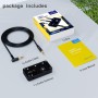 COOIDEA Conmutador de audio estéreo de 3,5 mm, compatible con 1 entrada 3 salidas o 3 en 1 con cable de audio de 3,5 mm,