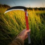 A2ZWORLD - Hoz plegable de 39 cm para jardinería multiusos, para deshierba, guadaña de seguridad portátil para excursionismo de