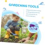 JOINPAYA Juego De 6 Herramientas De Jardinería para Carretilla De Plástico Juguetes para Exteriores