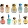 Charrier Parfums Top 10 Les Parfums de France - Caja lujosa de cartón que contiene 10 botellas en miniatura con Eau De Parfum,