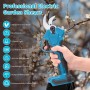 Tijeras de podar eléctricas inalámbricas, 65 mm, para Makita, motor sin escobillas de 18 V, tijeras de podar eléctricas a