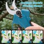 Tijeras de podar eléctricas inalámbricas, 65 mm, para Makita, motor sin escobillas de 18 V, tijeras de podar eléctricas a