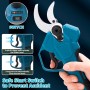 Tijeras de podar eléctricas inalámbricas, 65 mm, para Makita, motor sin escobillas de 18 V, tijeras de podar eléctricas a