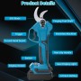 Tijeras de podar eléctricas inalámbricas, 65 mm, para Makita, motor sin escobillas de 18 V, tijeras de podar eléctricas a