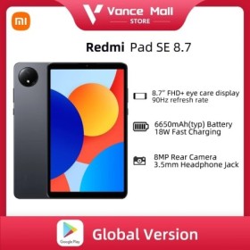 Xiaomi-Tableta Redmi Pad SE de 8,7 pulgadas, dispositivo con pantalla 
