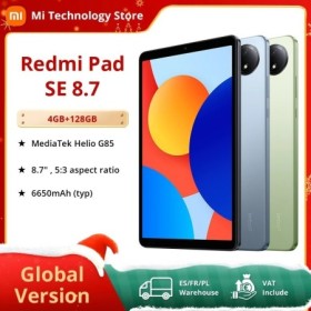 Versión Global Xiaomi Redmi Pad SE 8,7 LCD MediaTek Helio G85 octa-cor