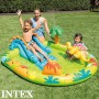INTEX 57165 Inflatable Kids Swimming Pool with Water Disperser and Crocodile Slide, Children's Play Center