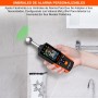 LASELION MS04 Medidor de Humedad de Pared Con Sensor de Bola Para Exploraciones de Superficie No Destructivas, Ideal Para