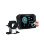 ECO-WORTHY Monitor de batería actualizado 300 A 12 V/24 V/36 V/48 V, pantalla táctil de 3,5 pulgadas, monitor de batería con
