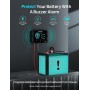 ECO-WORTHY Monitor de batería actualizado 300 A 12 V/24 V/36 V/48 V, pantalla táctil de 3,5 pulgadas, monitor de batería con