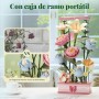 ROBOTIME Puzzle 3D Flores Maquetas para Construir Adultos Flores Rompecabezas Maqueta para Montar Construcciones con Caja,