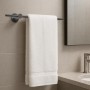 HOMMEY- Toalleros de Baño sin Taladro -Toallero de Diseño - Accesorios de Baño- Toallero Adhesivo Regulable -Toallero Acero