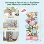 ROBOTIME Puzzle 3D Flores Maquetas para Construir Adultos Flores Rompecabezas Maqueta para Montar Construcciones con Caja,