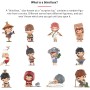 POP MART Hirono Echo Series Action Figures Popular Figure Collectible and Adorable Art Toy Creative Gift 1PC