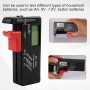 Comprobador De Pilas Probador universal de batería para pilas AAA, AA, C, D y Botton, 1.5V, 9V, Medidor Carga Pilas Comprobador