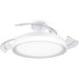 Philips LED Ceiling Light and Retractable Nickel Ceiling Fan with Remote Control