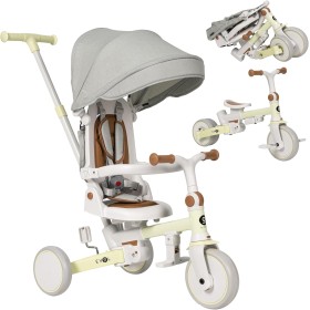 Olmitos - 5 in 1 Baby Evolutionary Tricycle - Bicycle Children from 1 Year to 5 Years - From Tricycle to Bike with or without