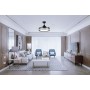 LEDUNI Fan with Light 68W Invisible Ultra Quiet Fan with Remote Control and Retractable Blades Decoration Cold/Neutral/Warm