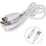 WICAREYO Cable cargador para Wii U Gamepad, cable de alimentación USB de 1,2 m para Wii U Gamepad