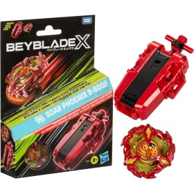 Beyblade X, Premium Launcher Set with String and Top Soar Phoenix 9-60GF, Toy Top, Spinning Top for Competition Game