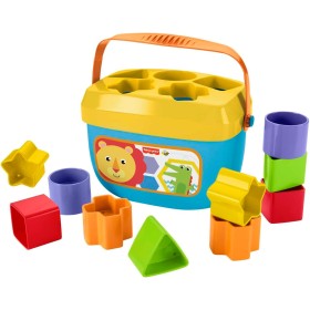 Fisher-Price FFC84 FFC84 Children's Toy for Baby + 6 Months, Ten Color Blocks to Sort, Stack and Fit, Fine Motor Skills,
