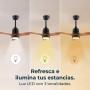 Cecotec Ceiling Fan with Remote Control and Timer EnergySilence Aero 5200 White Design. 40W, Diameter 132 cm, DC Motor, LED