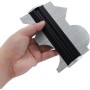 Medidor de contorno preciso esencial de 6 pulgadas para forma detallada duplicada esencial adecuado para arquitectos y