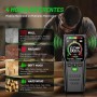 Medidor de Humedad no Destructivo para Pared, Madera y Material de Construcción, con Pantalla LCD y Batería