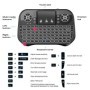 Mini teclado inalámbrico Bluetooth retroiluminado 2,4G USB inglés ruso