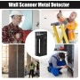Wpp123 Detector de alambre P ower, detector de alambre para pared, buscador de espárragos, detector de metales con pantalla LCD