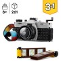 LEGO Creator 3 en 1 Cámara Retro de Juguete Convertible en Videocámara y Televisor, Decoración para Dormitorio y Accesorio de