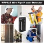 Wpp123 Detector De Potencia De Tubería De Cable,Buscador De Cables En Paredes,Buscador De Cables Eléctricos Ajustable De Alta