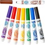 CRAYOLA Mini Kids – Set of 8 Washable Markers, Safe Rounded Tip, Ideal for Early Childhood – Recommended Age: 12 Months, 8324