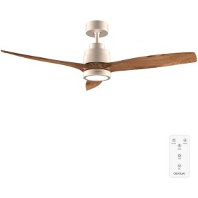 Cecotec Ventilador de Techo con Luz EnergySilence Aero 5295 GoldBlack 35 W con motor DC y 52” con luz LED de 18W, mando a