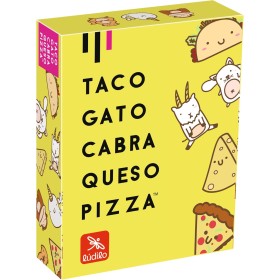 Ludilo - Taco Cat Goat Cheese Pizza | Board Games | Board Games Kids 8 Years or Older | Card Game with 60 Cards | Gift Child 8