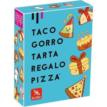 Ludilo - Taco Cat Goat Cheese Pizza | Board Games | Board Games Kids 8 Years or Older | Card Game with 60 Cards | Gift Child 8