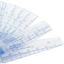 Oewnvmd 1 Paquete de Galgas de Espesores de Plástico, Herramientas de Medición de Espesor de 0,05-3 Mm, Galgas de Espesores 25