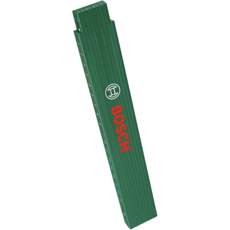 Bosch regla plegable de 2 m (regla plegable para una medición exacta en el bricolaje robusta y de alta calidad nailon reforzado