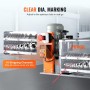VEVOR Máquina Pelacables Automática de Hierro Fundido 750 W Pelacables Eléctrico Motorizado de 1,5-32 mm Pelacables de 30 m/min