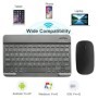 Teclado y ratón Bluetooth para iPad, Mac, Android, teléfono, tableta, 