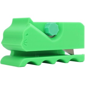Rascador de Cartón, Cortador de Cartón Portátil con Forma de Gatito Impreso en 3D, Herramienta de Tiras de Cartón para