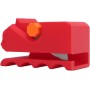 Rascador de Cartón, Cortador de Cartón Portátil con Forma de Gatito Impreso en 3D, Herramienta de Tiras de Cartón para