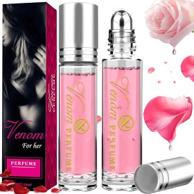 2 Piezas Perfume Feromonas Mujer, Feromonas Mujer para Atraer Hombres, Perfumes de Feromonas Mujer, Perfume con Feromonas Mujer,