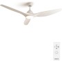 CREATE / WINDSAIL/Ceiling fan with black light and control/XL, copper AC motor, quiet, timer from 1h to 4h, 2 heights, 3 light