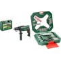 Bosch Home and Garden Taladro percutor eléctrico EasyImpact 600 (600 W, en maletín de transporte) + 34 uds. Set de puntas de