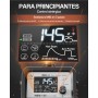 HITBOX 145A Soldador de Hilo Sin Gas 4 en 1 – Máquina de Soldar 230V con Pantalla LED – Máquina de Soldadura de Núcleo de Flujo